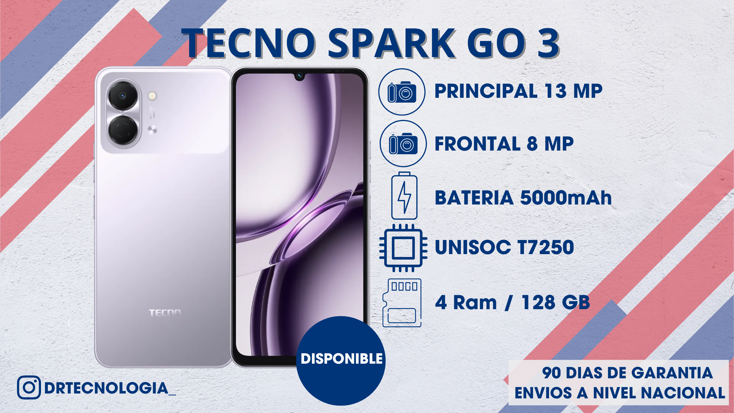 TELEFONO TECNO SPARK GO 3 4/128GB 